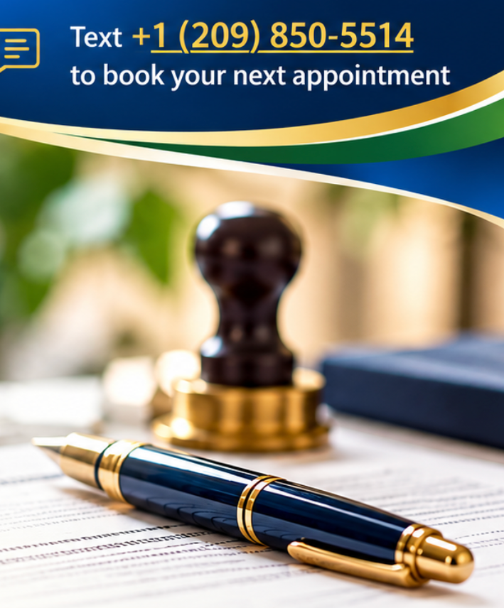 Text +1 (209) 850-5514 to book your next appointment